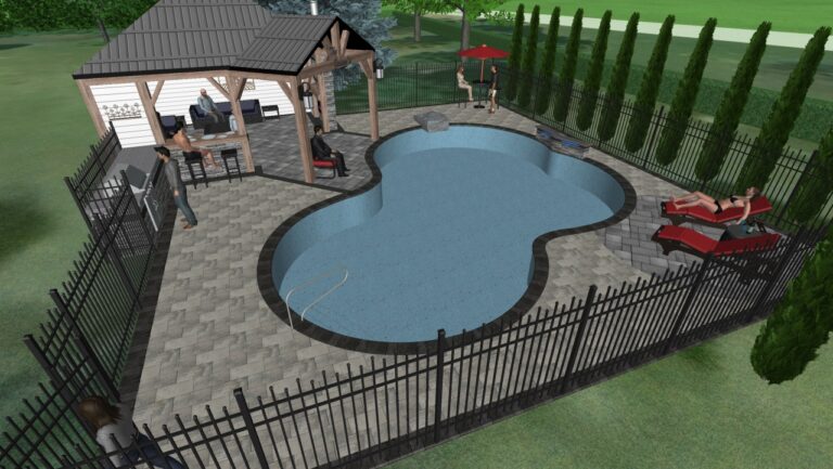 3D Landscaper Design for a project in Bradford, ON