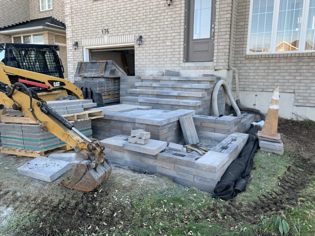 Retaining Wall by Landscaper in Barrie