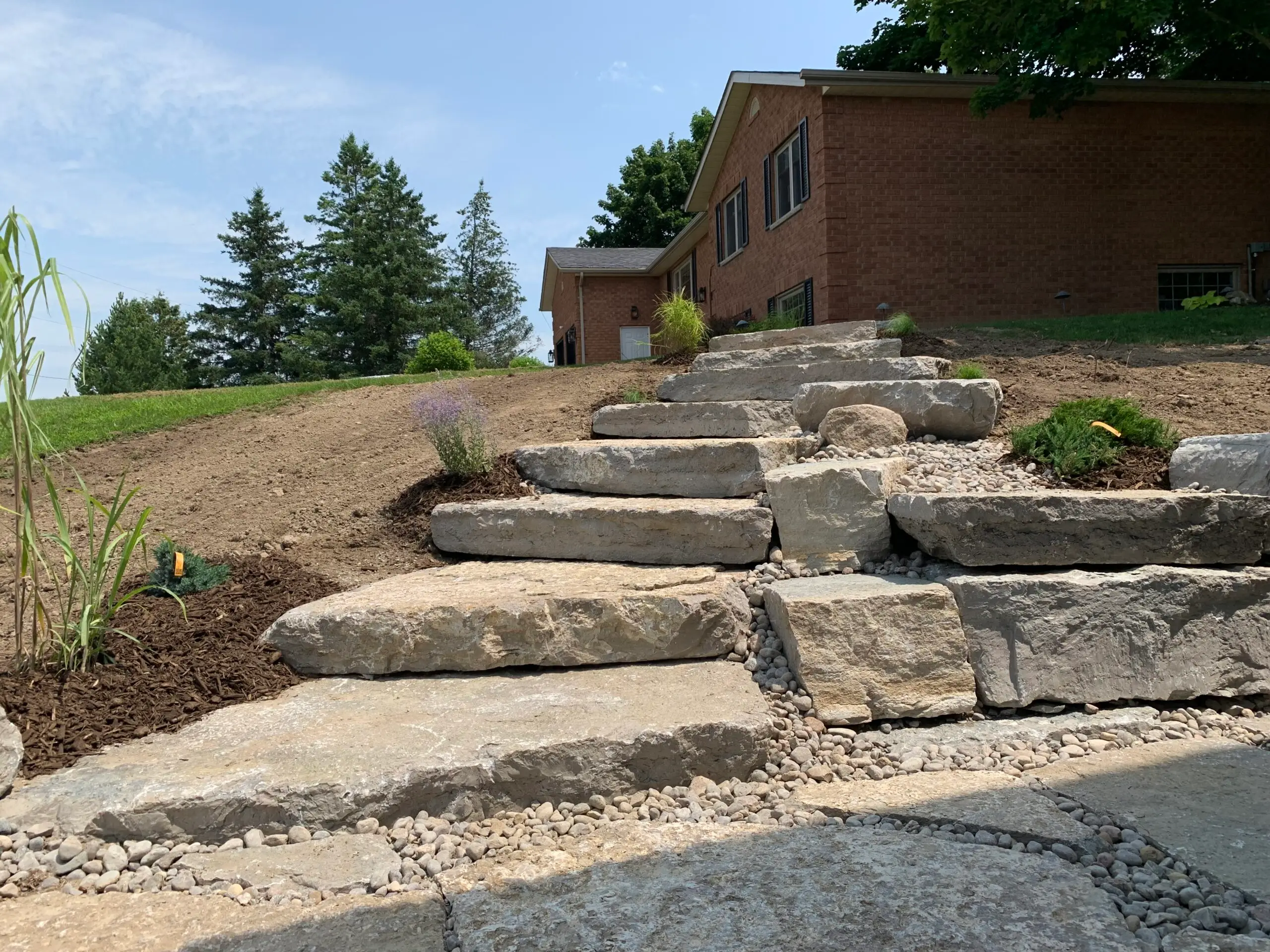 Landscape Steps and Stone Installation