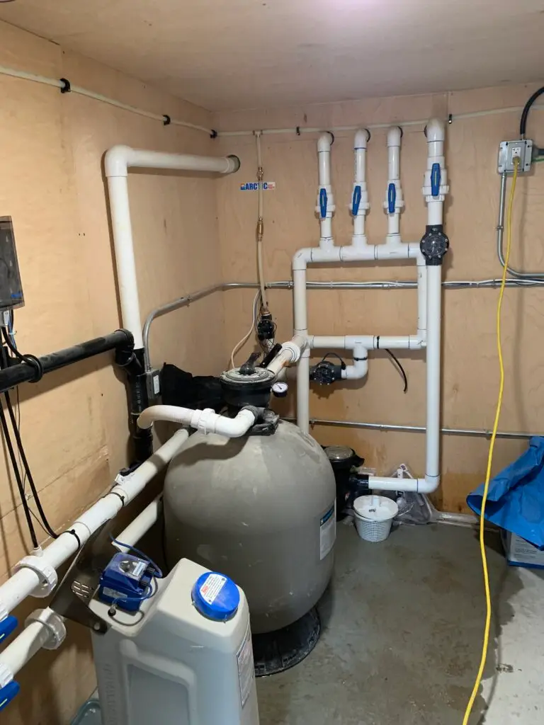 Pool Renovation with the installation of an automation system