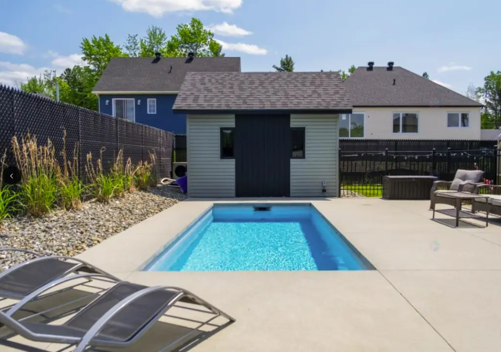 Bayto Inground Pool with Origin Liner and Concrete Pool Deck